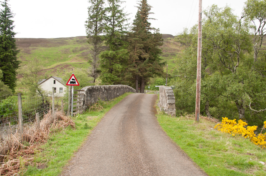 Kildonan Bridge over River Helmsdale